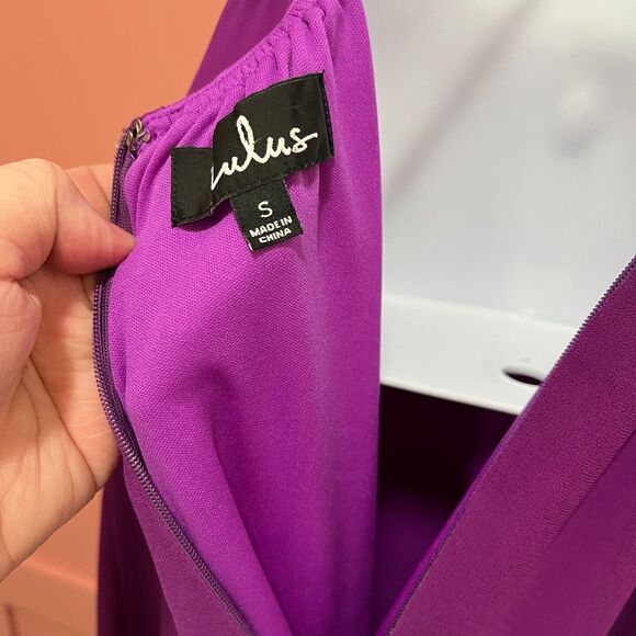 Lulus Mythical Kind of Love Flowy Purple Dress Size Small - Picture 5 of 13